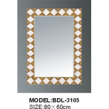 Espelho de vidro do banheiro da prata da espessura de 5mm (BDL-3105)